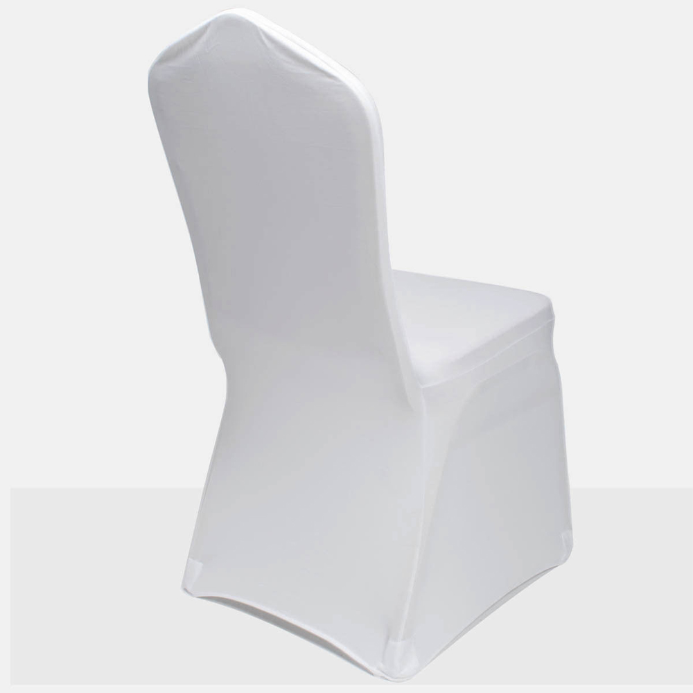 100pcs spandex stretch chair covers white for wedding party 100pcs spandex stretch chair covers white for wedding party