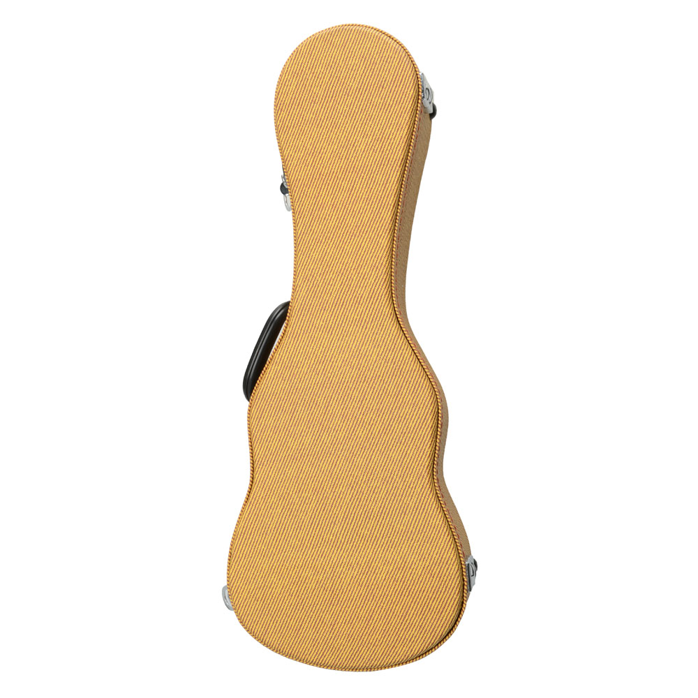 New 24" Deluxe Concert Ukulele Hard Case tweed Yellow eBay