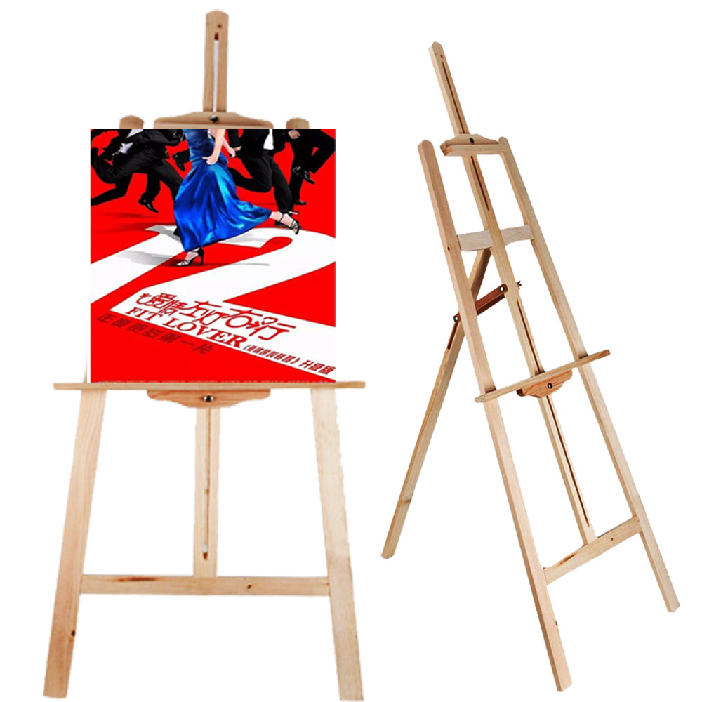 Hot Wood Wooden Sketch Easel Artist Painter Stand lyre Floor Drawing