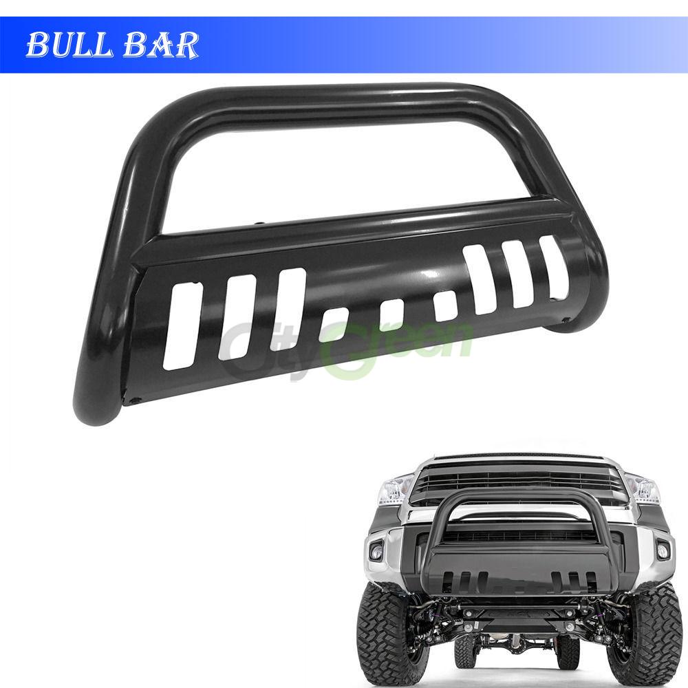Fits 20152016 CHEVY COLORADO W/SKID PLATE BRUSH PUSH GUARD BLACK BULL BAR eBay
