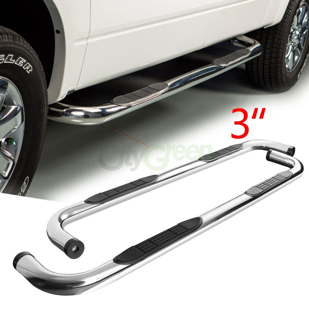 3" Tube Chrome Side Step Bars Running Boards For9912/13 Chevy