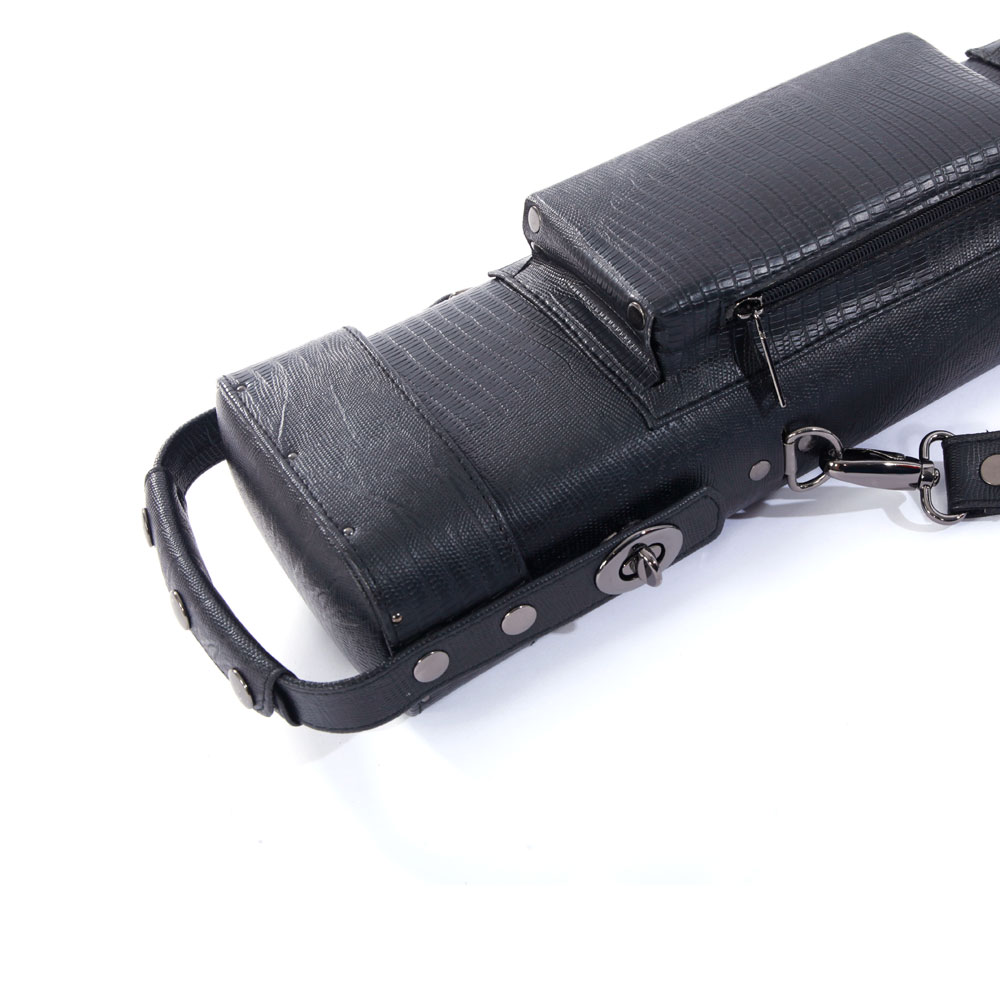 3X5 Hard Tube Pool Cue Billiard Stick Carrying Case Black 3 x 5