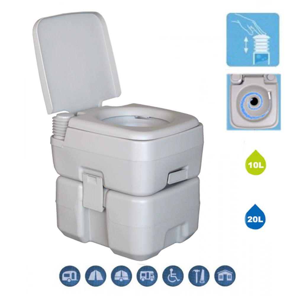 20L Portable Toilet Flush Camping Hiking Toilet Potty and Wash Basin ... 20L Portable Toilet Flush Camping Hiking Toilet Potty and Wash Basin ...