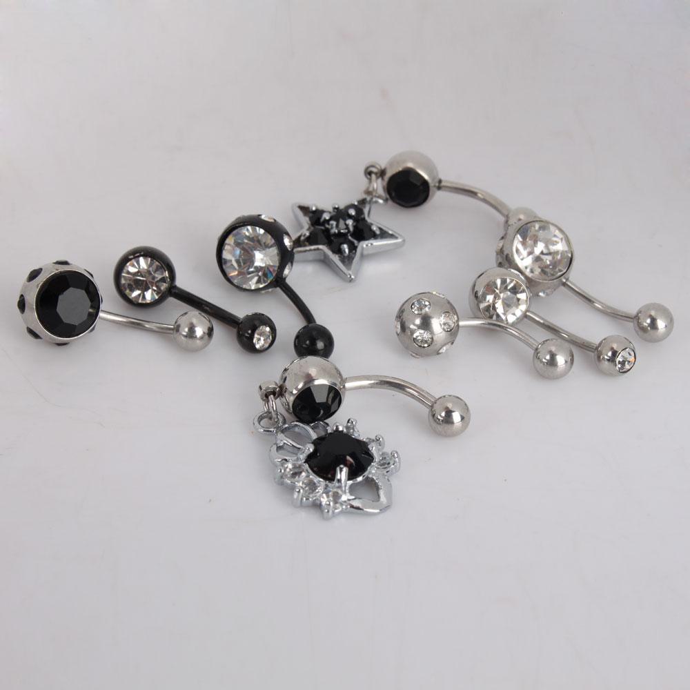 New 18Pcs Professional Body Piercing Kit Plastic Tools Jewelry Needles